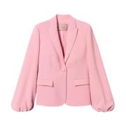 Roze Jas met Voorknoopsluiting Twinset , Pink , Dames