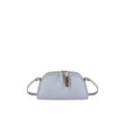 Pastelblauwe Leren Crossbodytas Furla , Blue , Dames