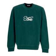 Groene Logo Sweatshirt met 3D Kunst Arte Antwerp , Green , Heren