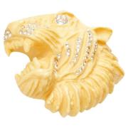 Pre-owned Plastic brooches Gucci Vintage , Yellow , Dames