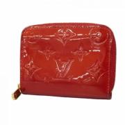 Pre-owned Fabric wallets Louis Vuitton Vintage , Red , Dames