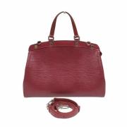 Pre-owned Leather louis-vuitton-bags Louis Vuitton Vintage , Red , Dam...