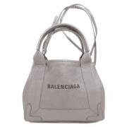 Pre-owned Leather balenciaga-bags Balenciaga Vintage , Gray , Dames