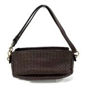 Pre-owned Leather handbags Bottega Veneta Vintage , Brown , Dames