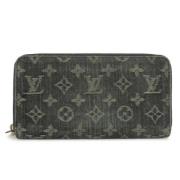 Pre-owned Denim wallets Louis Vuitton Vintage , Black , Dames