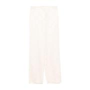 Witte Broek voor Vrouwen Twinset , White , Dames