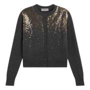 Paillet Gradiënt Wol Vest Ermanno Scervino , Multicolor , Dames