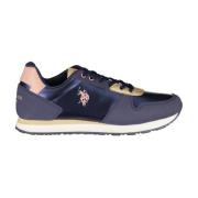 Navy en Goud Casual Sneakers U.s. Polo Assn. , Blue , Dames