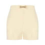 Lemonade Horsebit Shorts Elisabetta Franchi , Yellow , Dames