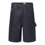 Werkbroek Shorts Diesel , Blue , Heren