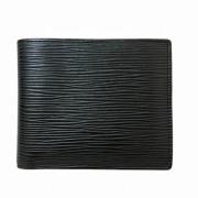 Pre-owned Leather wallets Louis Vuitton Vintage , Black , Dames