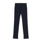 Slim Fit Dress Pants Zwart Incotex , Blue , Heren