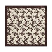 Bloemen Foulard Zijden Sjaal Elisabetta Franchi , Multicolor , Dames