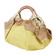 Pre-owned Leather handbags Loewe Pre-owned , Yellow , Dames