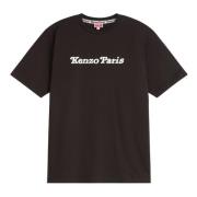 Urban Oversize T-shirt met Tijgerontwerp Kenzo , Black , Heren