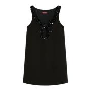 Elegante Jurk Max Mara Studio , Black , Dames