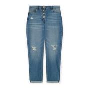 Fassjeans met tranen Fiorella Rubino , Blue , Dames