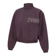 Gekleurde grafische geweven jas New Balance , Purple , Dames