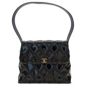 Pre-owned Leather handbags Chanel Vintage , Black , Dames