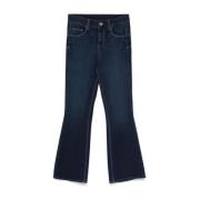 Indigo Blauwe Jeans met Klassieke Stijl Liu Jo , Blue , Dames