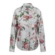 Bloemenprint knoopshirt The Attico , Multicolor , Dames