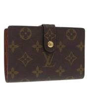 Pre-owned Canvas wallets Louis Vuitton Vintage , Brown , Dames