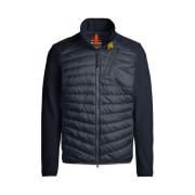 Navy Hybridjas met Lycra Trim Parajumpers , Blue , Heren