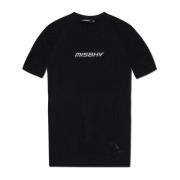 Aansluitend T-shirt Misbhv , Black , Heren