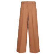 Wollen broek Philosophy di Lorenzo Serafini , Brown , Dames