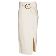 Elegante Rok 1704 Caroline Biss , Beige , Dames