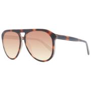 Bruine Aviator Zonnebril voor Heren Guess , Brown , Heren