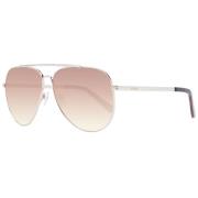 Roségoud Aviator Zonnebril Guess , Yellow , Heren