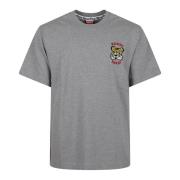 Geborduurde Klassieke T-shirt Collectie Kenzo , Gray , Heren