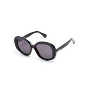 Mm0087 01A Sunglasses Max Mara , Black , Dames