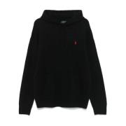 Alpaca Felpa Cappuccio Ralph Lauren , Black , Heren