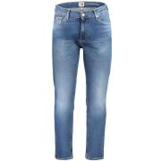 Blauwe Katoenen Jeans & Broek Tommy Hilfiger , Blue , Heren