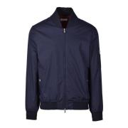 Stijlvolle jas met polyester-katoenmix Brunello Cucinelli , Blue , Her...