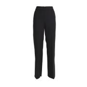 Relaxte pasvorm polyester broek Pennyblack , Black , Dames