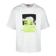 Tshirt Diesel , White , Heren