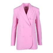 Stijlvolle jas met polyester en elastaan Hinnominate , Pink , Dames