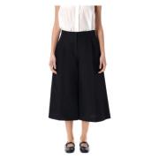 Stijlvolle Cropped Pant Marni , Black , Dames