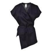 Linnen Blouse Fabiana Filippi , Black , Dames