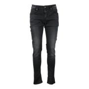 Katoen Elastaan Jeans Antony Morato , Black , Heren