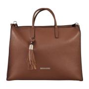 Leren Schoudertas Ermanno Scervino , Brown , Dames