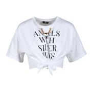 Tshirt Elisabetta Franchi , White , Dames