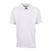 Katoen Elastaan Polo Shirt Fay , White , Heren