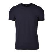 Katoen Elastaan T-shirt Dondup , Blue , Heren