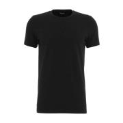 T-Shirts Dondup , Black , Heren