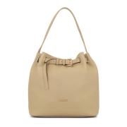 Beige tasvormige handtas Kazar , Beige , Dames