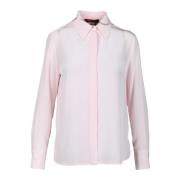 Zijden Shirt Max Mara Studio , Pink , Dames